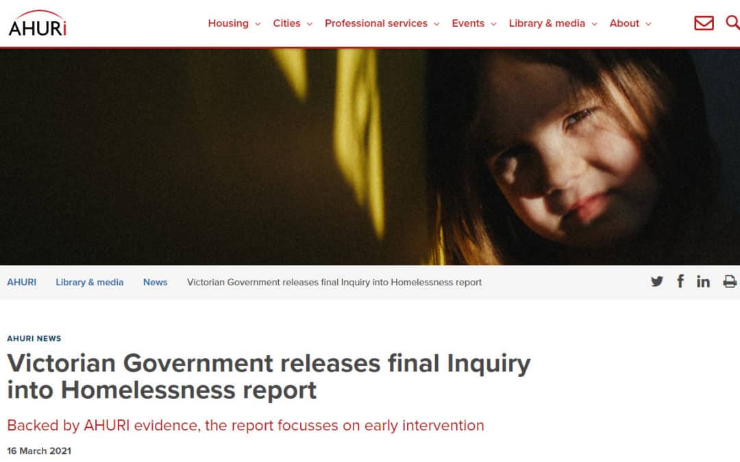 Barwon Homelessness Network Update – 18 Mar 2021