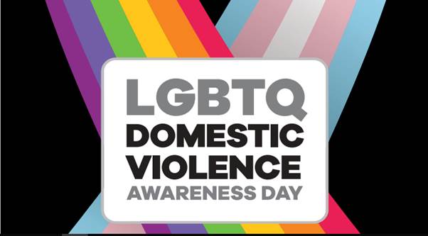 LGBTQ domestic violence sign