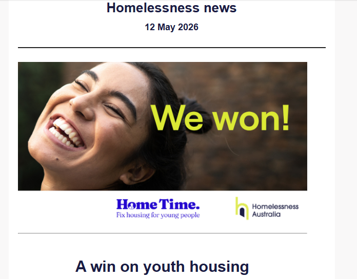 Barwon Homelessness Network Update – 12 May 2026