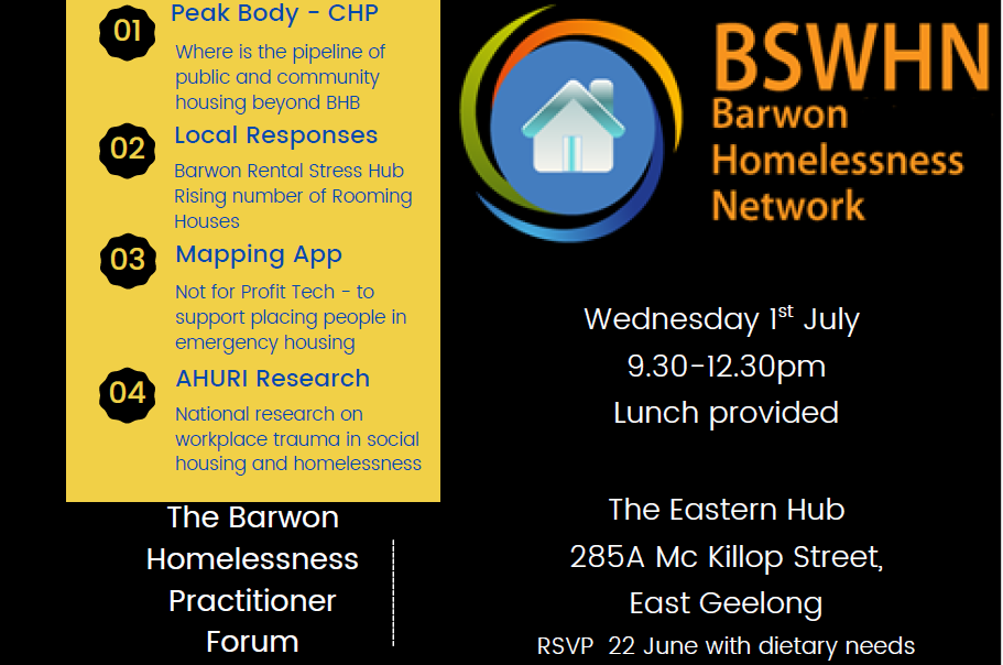 Barwon Homelessness Network Update – 18 June 2026